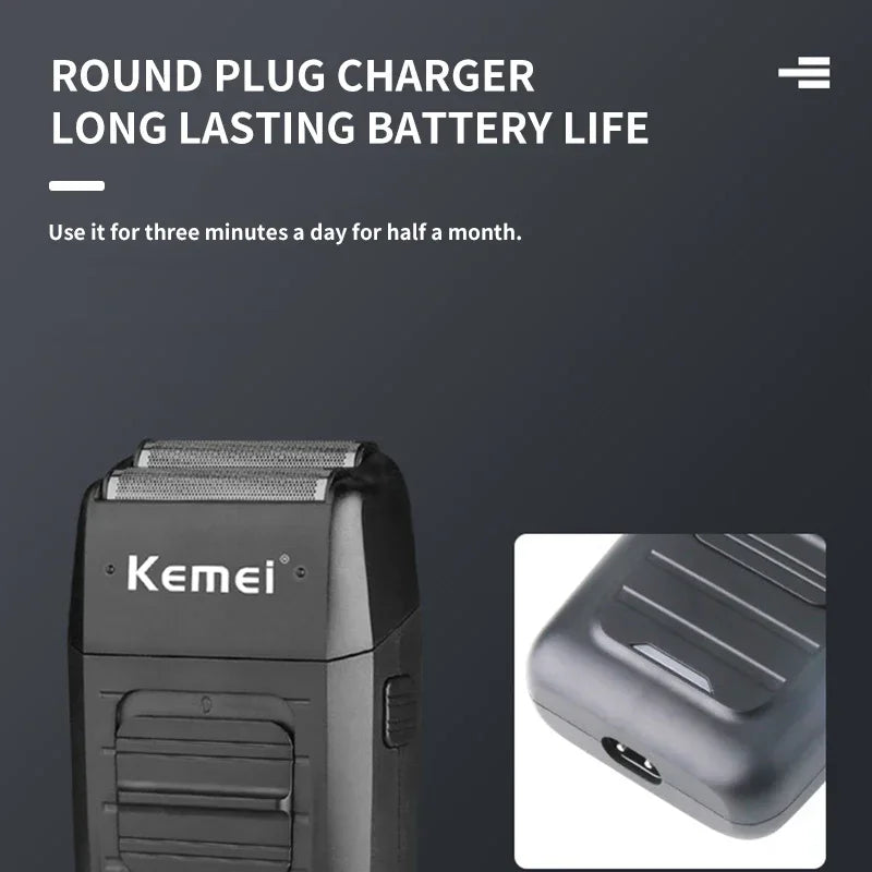 Kemei Hair Clipper Km-809A Electric Hair Trimmer Machine Professional Hair Cutting Machine Clipper for Men