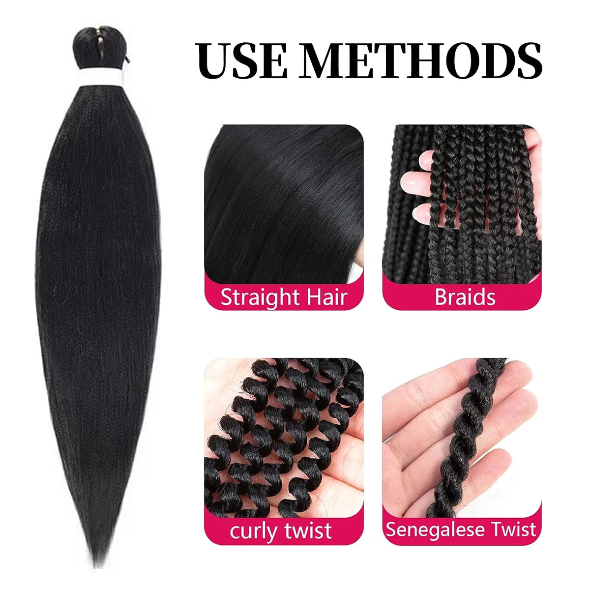 Pre Stretched Braiding hair  Bundle