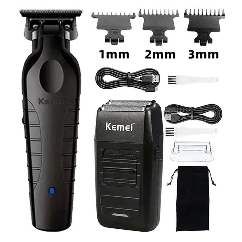 Kemei Hair Clipper Km-809A Electric Hair Trimmer Machine Professional Hair Cutting Machine Clipper for Men