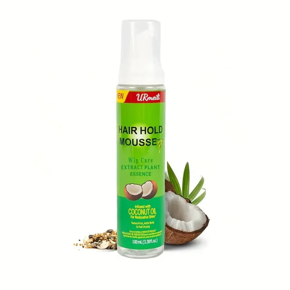 Curly Hair Mousse（207ml) For Wigs Strong Hold Olive Oil Hair Styling Mousse