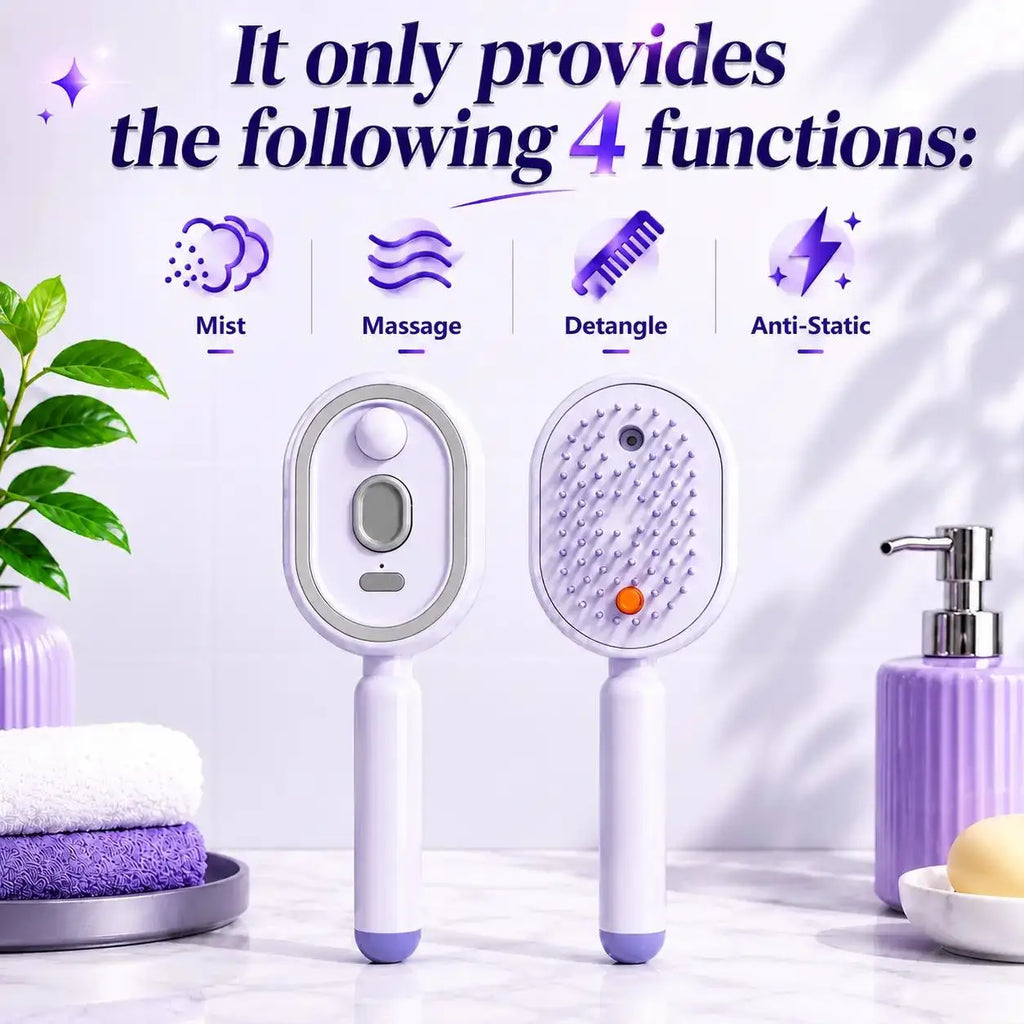 Electric Spray Hair Brush