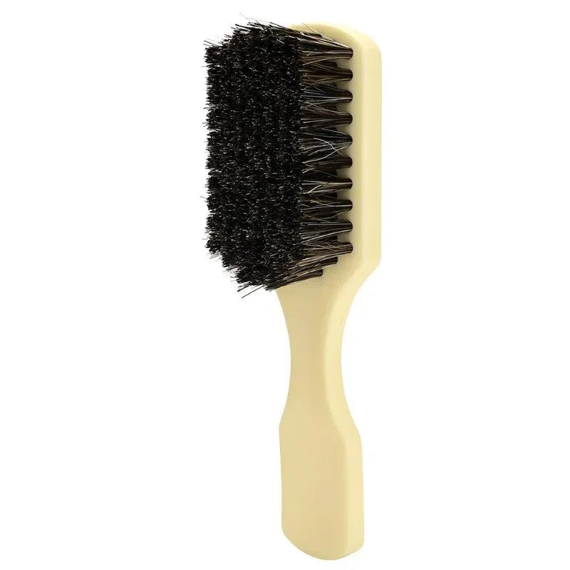 Barber Men Boar Bristles Beard Brush Salon Hair Brush