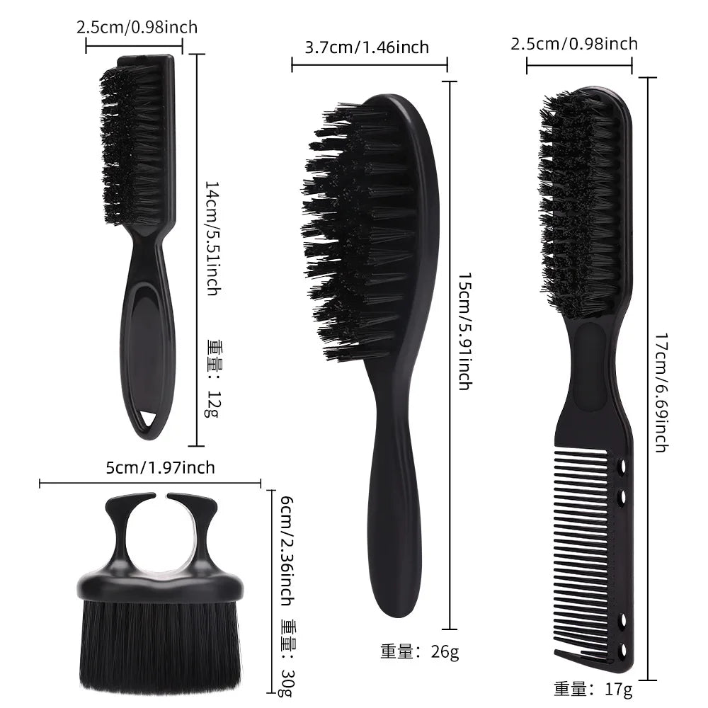 4Pcs Barber Hairdressing Soft