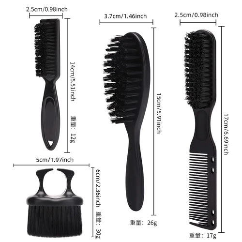 4Pcs Barber Hairdressing Soft