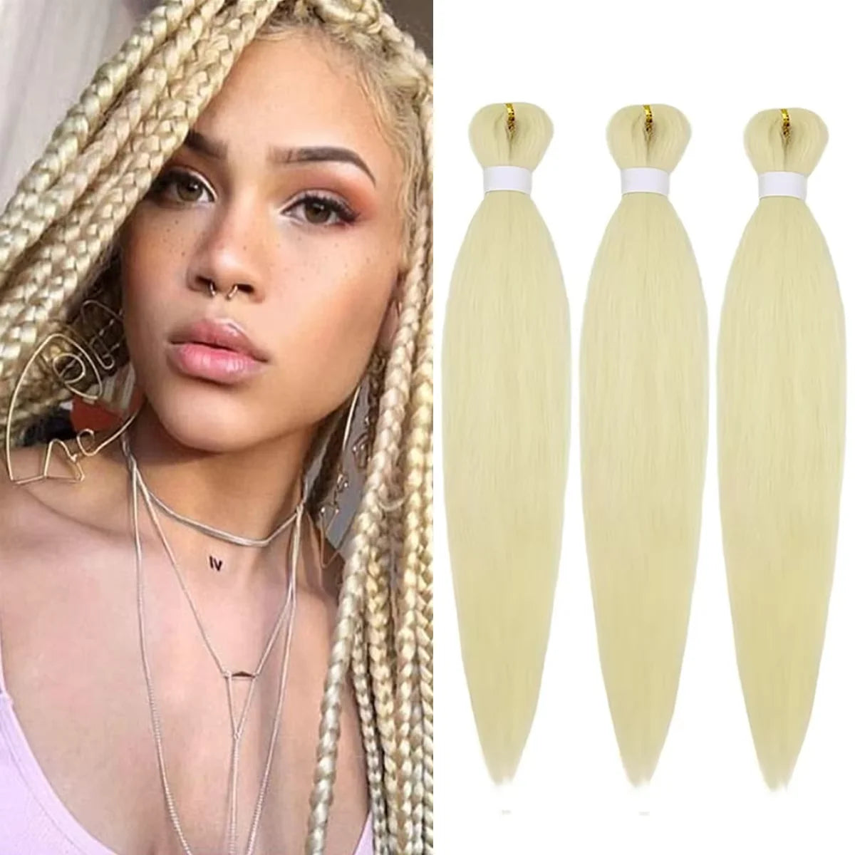 Pre Stretched Braiding hair  Bundle