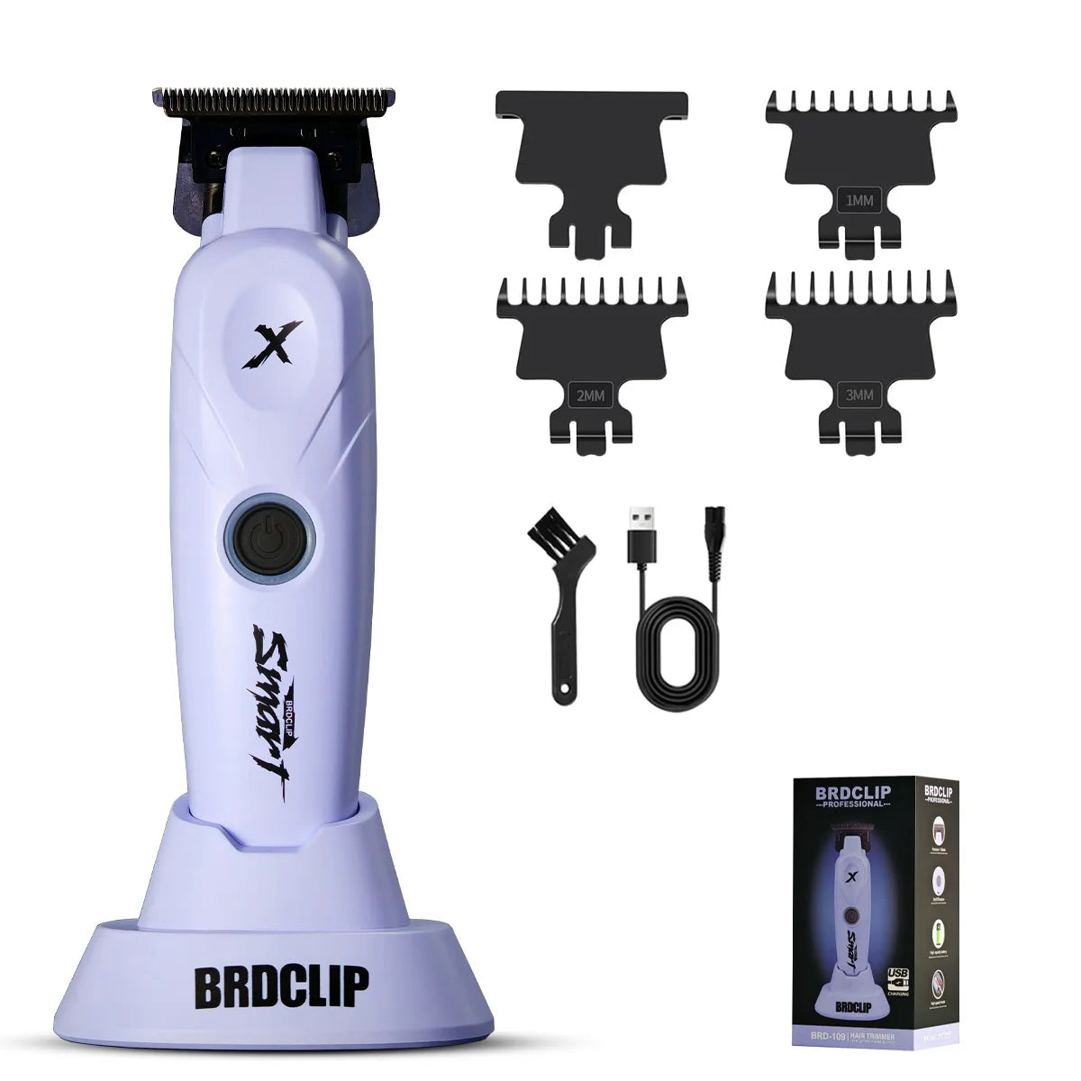 New Professional Barber Kit Hair Clipper BRDCL