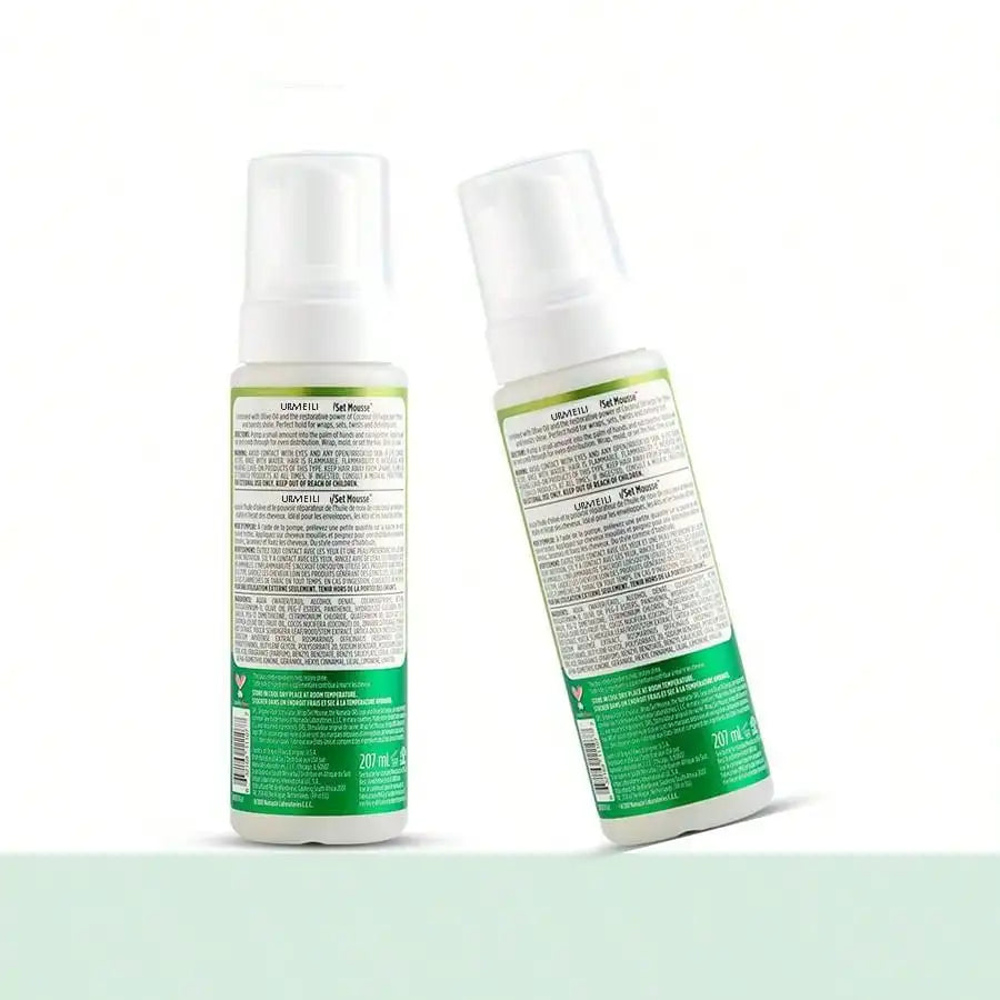 Curly Hair Mousse（207ml) For Wigs Strong Hold Olive Oil Hair Styling Mousse