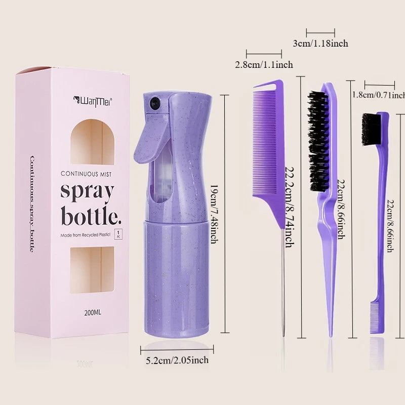 4pcs Hair Cutting Kit Professional Detangli