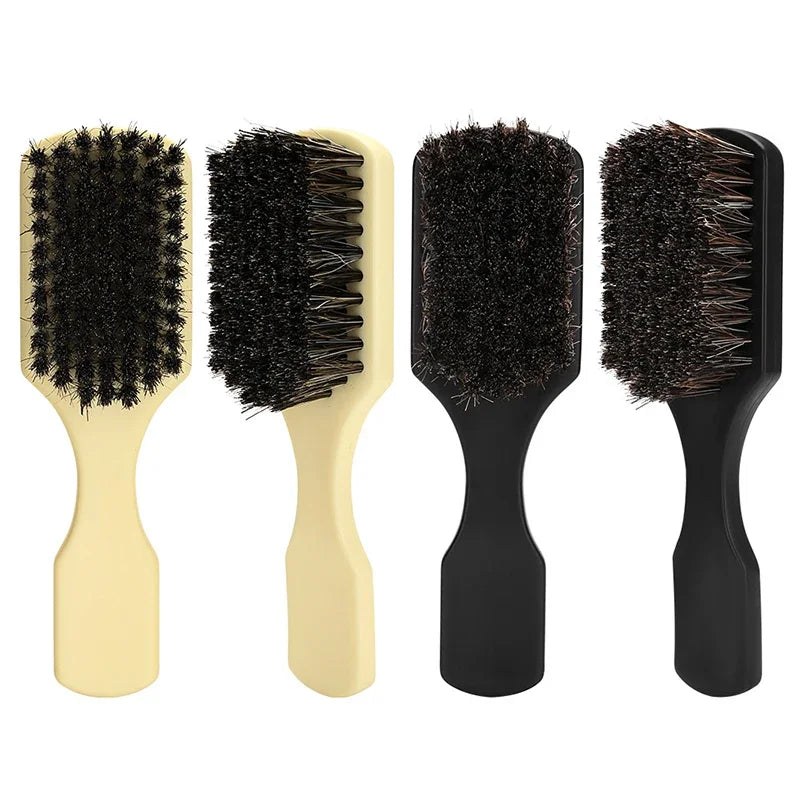 Barber Men Boar Bristles Beard Brush Salon Hair Brush