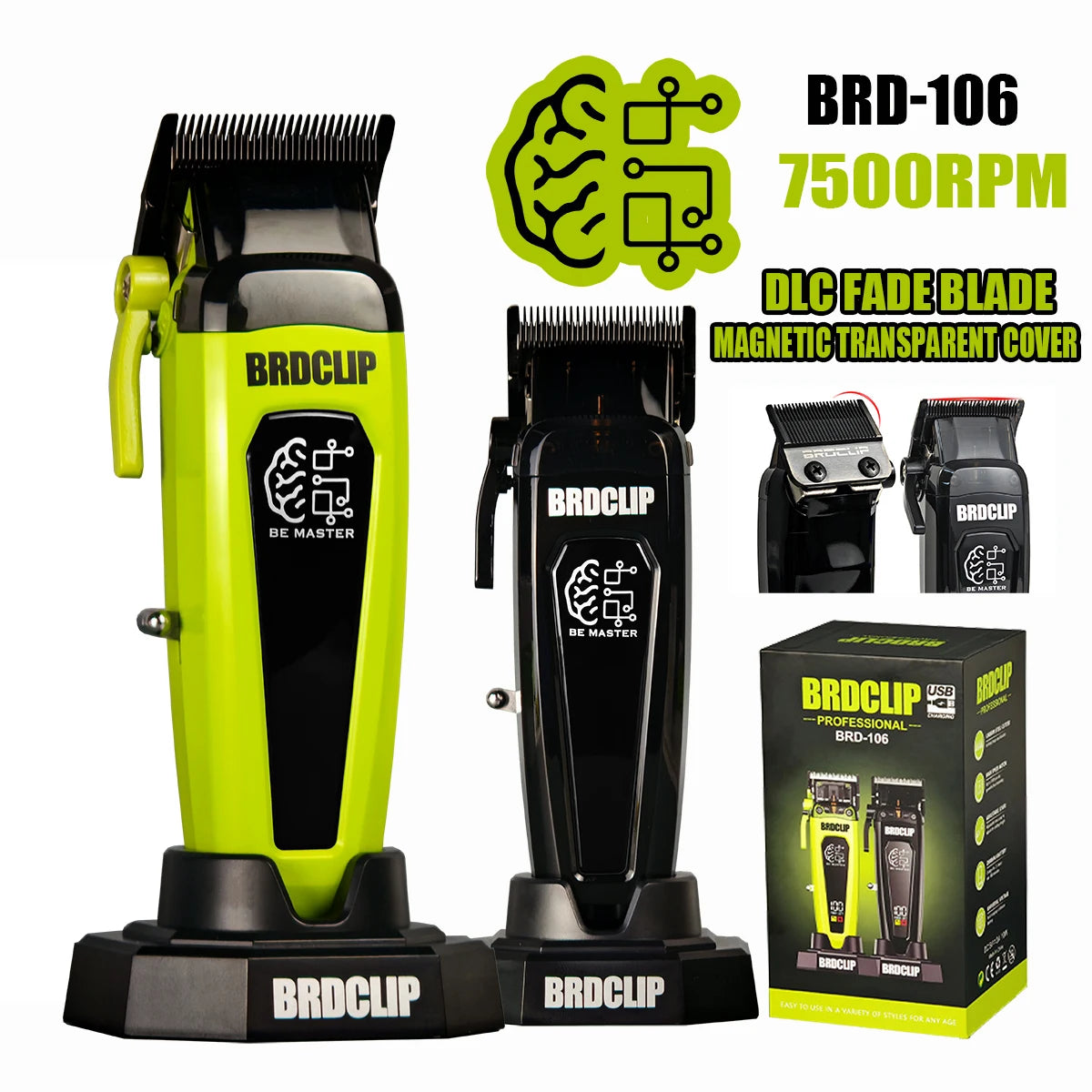 BRD FADE Clipper Professional Men's Hair Line Up Trimmer