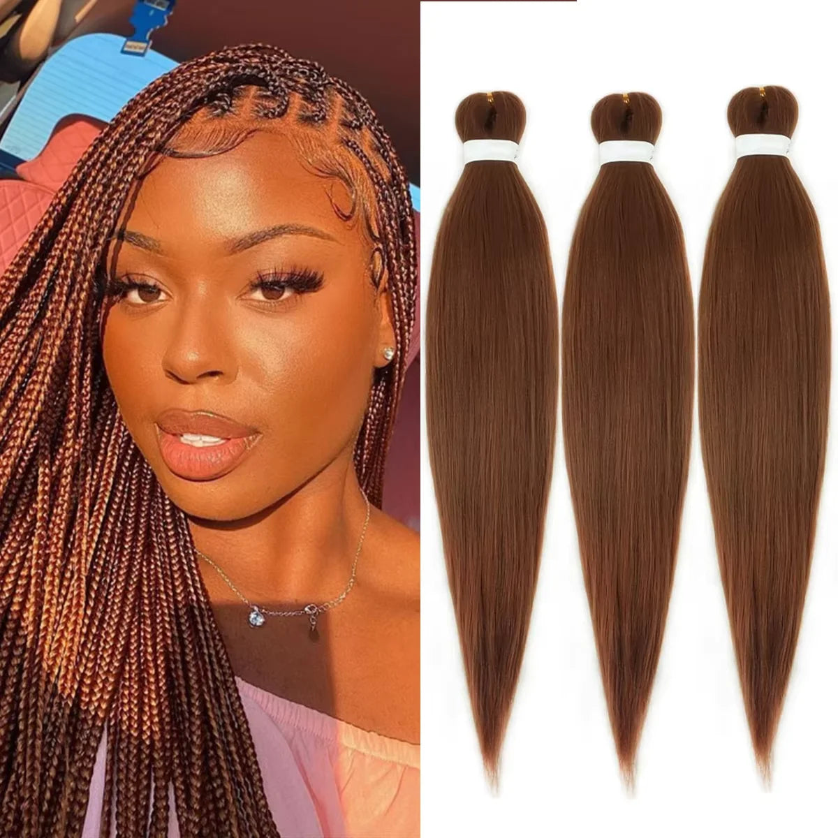 Pre Stretched Braiding hair  Bundle