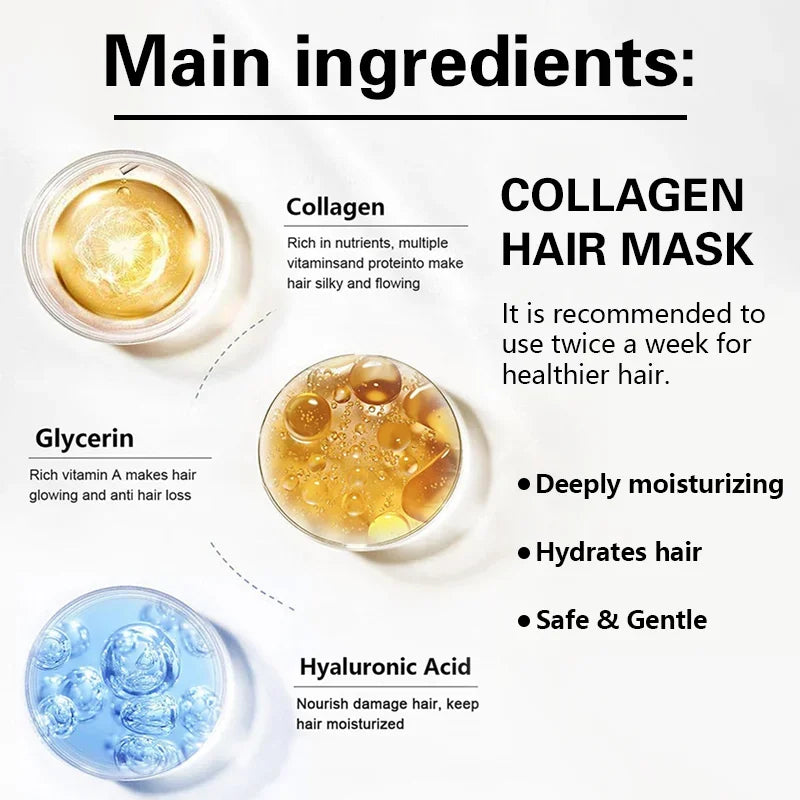 Collagen Hair Treatment Deep Repair Conditioning