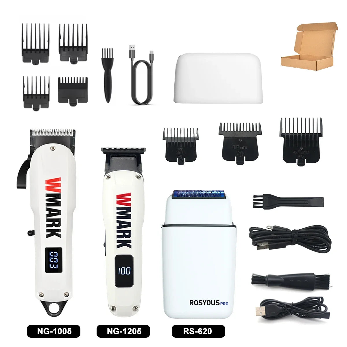 WMARK NG-1205 Hair Trimmer   Professional Barber