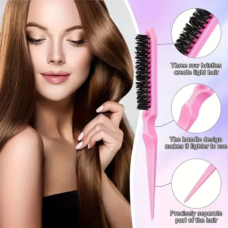 6pcs/Set Hair Brush Set Hairdressing Spray Bottle Hair