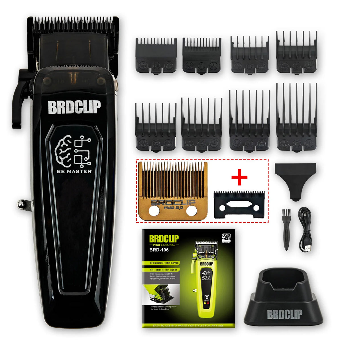 BRDCLIP BRD-106 7500RPM Professional Men's Hair Clipper