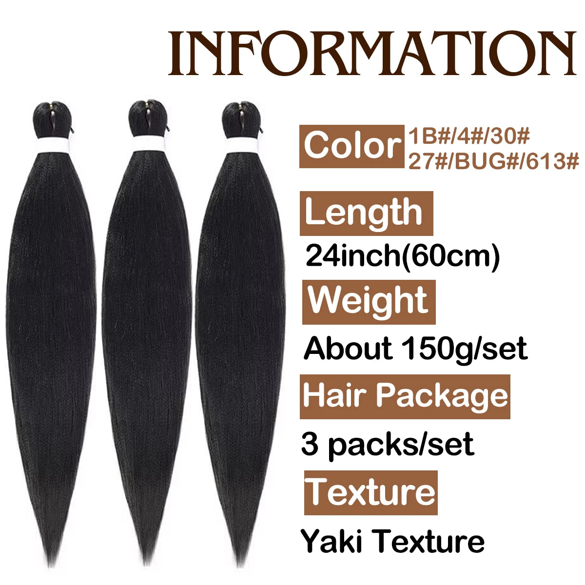 Pre Stretched Braiding hair  Bundle