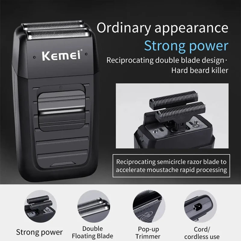 Kemei KM- Shaver Hair Trimmer Machine Professional Hair Cutting Machine