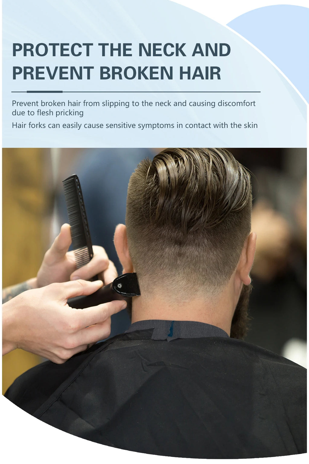 Salon Barber Neck Haircut