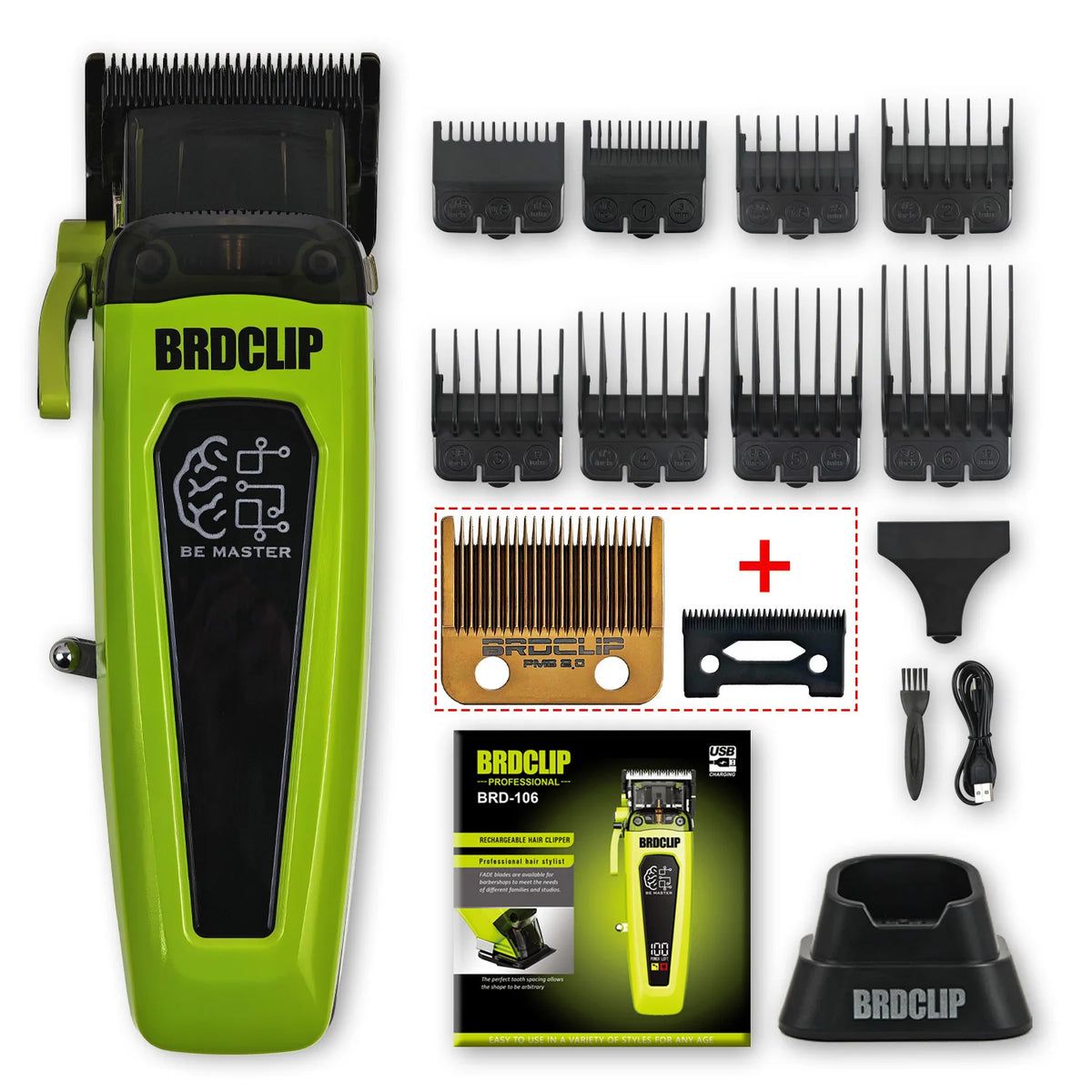 BRDCLIP BRD-106 7500RPM Professional Men's Hair Clipper